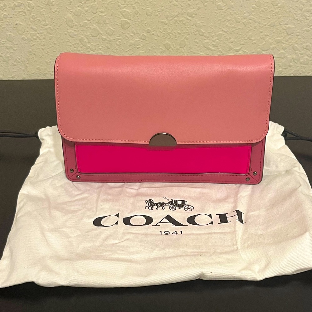 COACH Dreamer Convertible Crossbody Pink Multi